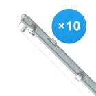 Multipack 10x Noxion Stagna LED Alloggio Poseidon V2.0 | Adatto Per 1x150cm Tubo LED