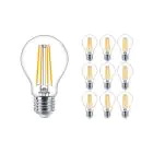 Multipack 10x Philips MASTER Value LED Bulbo E27 Pera Chiara 5.9W 806lm - 927 Bianco Molto Caldo | Miglior resa cromatica - Dimmerabile - Sostitutiva 60W