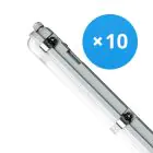 Multipack 10x Noxion Stagna LED Poseidon V3.0 35-65W 4550-9100lm - 830-865 CCT | 150cm - Cablaggio Entra/Esci (5x2.5mm2)