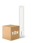 Multipack 10x Philips Corepro PL-L LED 8W 960lm - 830 Luce Calda -  | 4-Pin - Sostitutiva 18W