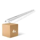 Multipack 4x Noxion Reglette Click Riflettore V2 LED T8 | Adatto per 2x 150cm Tubo LED
