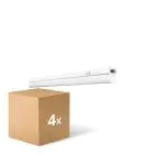 Multipack 4x Ledvance Reglette LED Linear Compatto Interruttore 8W 800lm - 830 Luce Calda | 60cm
