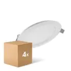 Multipack 4x Ledvance Downlight LED Comfort DN105 6W 420lm 120D - 830 Luce Calda | 118mm 
