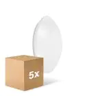 Multipack 5x Ledvance Surface Circolare 250 Bianca 13W 920lm - 830 Luce Calda | Sensor - IP44 - Sostitutiva 2x13W