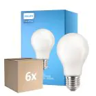 Multipack 6x Philips Corepro LED Bulbo E27 Pera Ghiaccio 10.5W 1521lm - 840 Bianco Freddo - Sostitutiva 100W