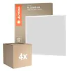 Multipack 4x Ledvance Pannello a LED Compatto Aluminium Bianca 33W 3630lm - 830 Luce Calda | 60x60cm