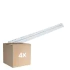 Multipack 4x Noxion Reglette Click Riflettore V2 LED T8 | Adatto per 1x 150cm Tubo LED