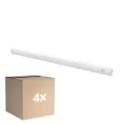 Multipack 4x Noxion Reglette LED Batline V2.0 8W 990lm - 830-865 CCT | 60cm