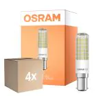 Multipack 4x Osram Special T Slim LED B15d Chiara 6.5W 806lm - 827 Bianco Molto Caldo | Sostitutiva 60W