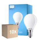 Multipack 10x Philips Corepro LED Lustre E14 Sferica Ghiaccio 6.5W 806lm - 840 Bianco Freddo | Sostitutiva 60W