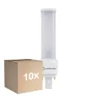 Multipack 10x Ledvance DULUX-D LED 5W - 840 Bianco Freddo | 2-Pin - Sostitutiva 10W