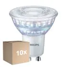 Multipack 10x Philips MASTER Value Faretti LED GU10 PAR16 5.5W 575lm 36D - 940 Bianco Freddo | Miglior Resa Cromatica - Dimmerabile - Sostitutiva 80W