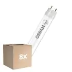 Multipack 8x Osram Tubo LED T8 (EM/Mains) Standard Output 5.4W 585lm - 830 Luce Calda | 44cm - Sostitutiva 15W