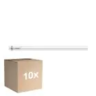 Multipack 10x Philips Master Tubo LED T8 (EM/Mains) Ultra Output 13.5W 2500lm - 840 Bianco Freddo | 120cm - Sostitutiva 36W