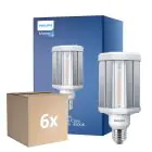 Multipack 6x Philips TrueForce LED E27 HPL Chiara 42W 6000lm 360D - 840 Bianco Freddo | Sostitutiva 125W