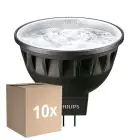 Multipack 10x Philips Master LED Faretti GU5.3 MR16 6.7W 460lm 24D - 940 Bianco Freddo | Miglior resa cromatica - Dimmerabile - Sostitutiva 35W