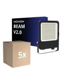 Multipack 5x Noxion Proiettore LED Beam V2.0 40-100W 5300-14000lm 90D - 830-840-865 CCT | IP66 - Asimmetrico Type II
