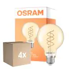 Multipack 4x Osram Vintage 1906 LED E27 Globe Filamento Twist Oro 8W 806lm - 922 Bianco Molto Caldo | Miglior Resa Cromatica - Dimmerabile - Sostitutiva 60W