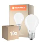 Multipack 10x Ledvance Classic LED E27 Pera Ghiaccio 5.9W 806lm - 827 Bianco Molto Caldo | Dimmerabile | mable - Sostitutiva 60W