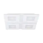 Eglo Luce da soffitto Padrogia-Z Acciaio Bianca 9.7W 1170lm - 827-865 Regolabile Bianca + RGB | IP20 - Zigbee Dimmerabile